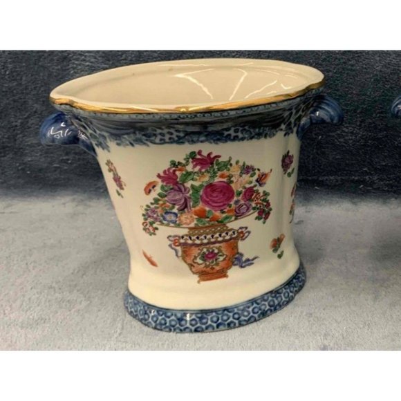 1897 Antique United Wilson Porcelain 7 inch jardinière. Fine porcelain 2 avail - Picture 2 of 4